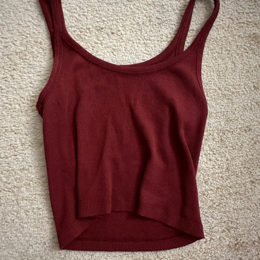 Women's Burgundy Brandy Tank Top